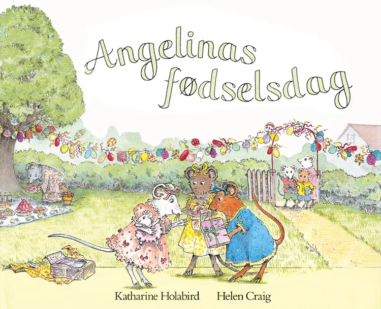 Omslag Angelinas fødselsdag av Katharine Holabird (Innbundet)