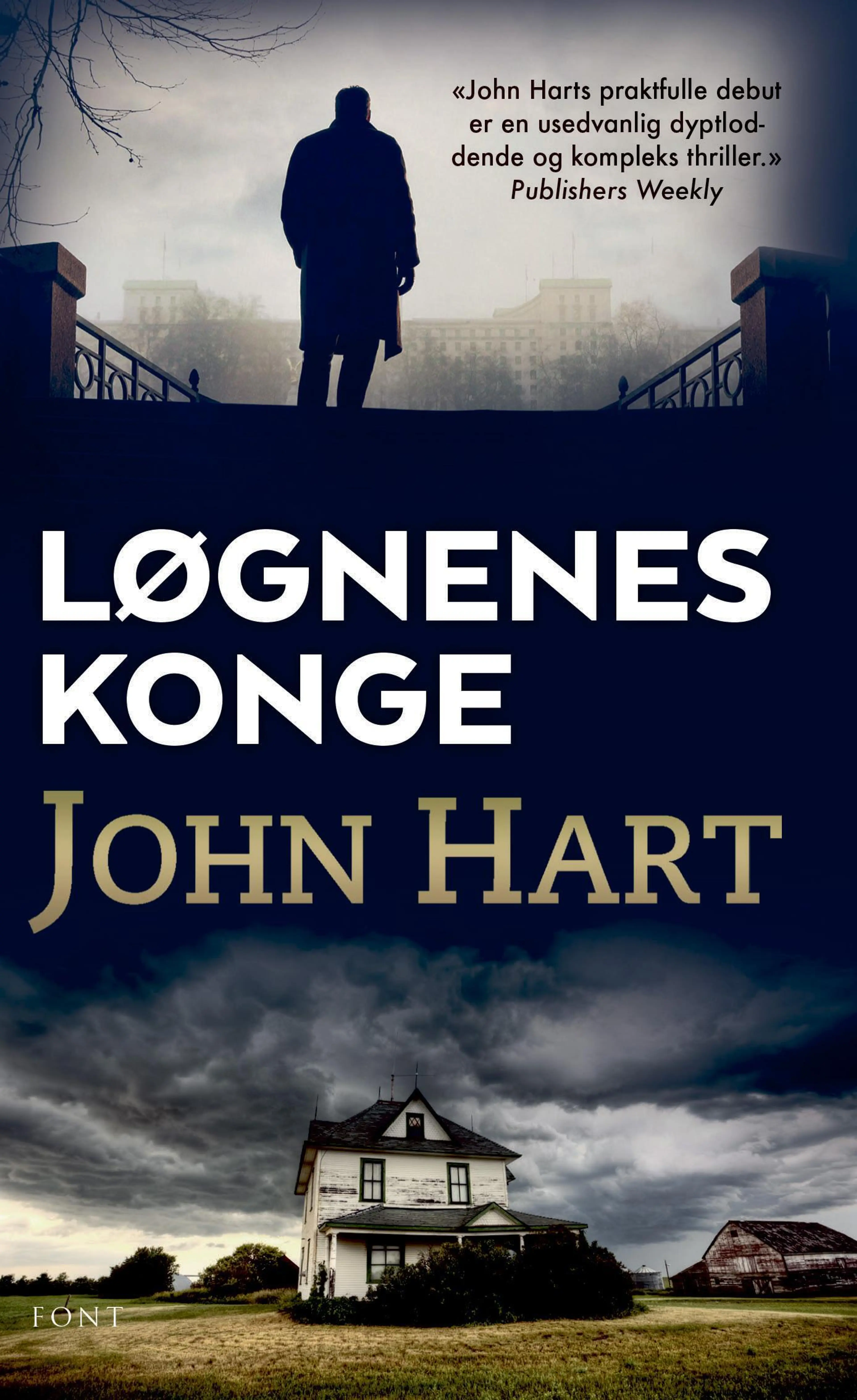 Omslag Løgnenes konge av John Hart (Heftet)