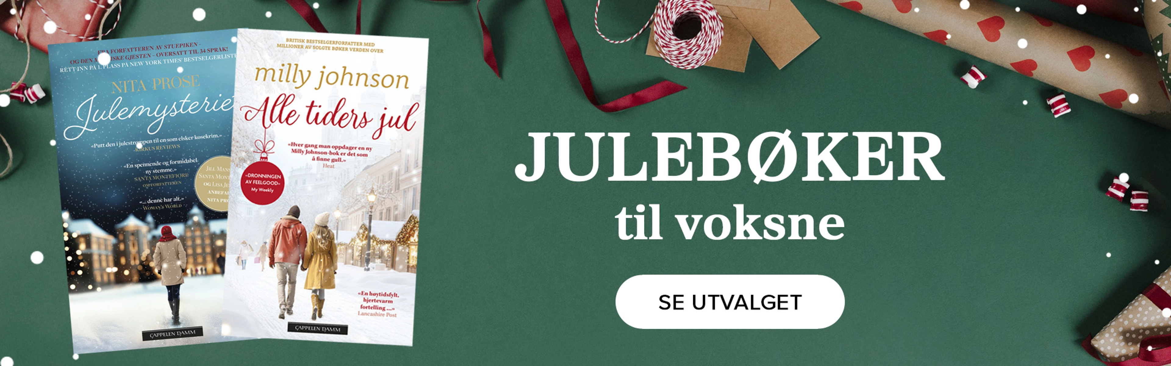 Julebøker til voksne - se utvalget