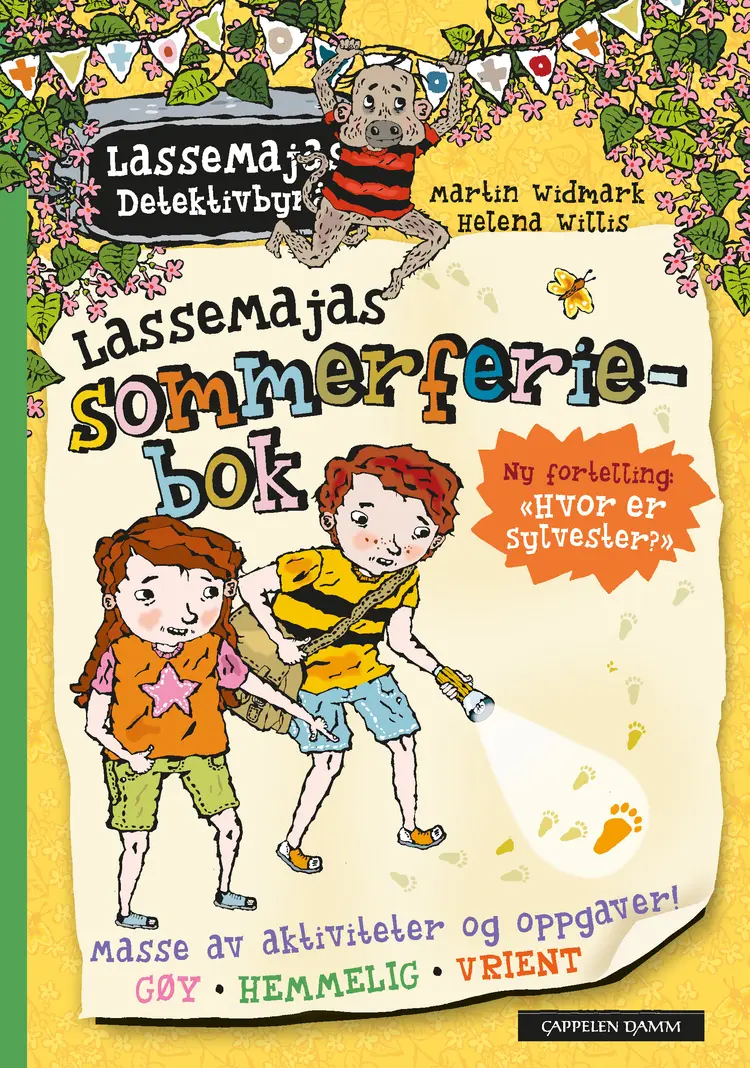Omslag LasseMajas sommerferiebok av Martin Widmark (Heftet)