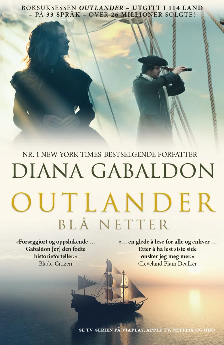 Omslag Blå netter av Diana Gabaldon (Ebok)