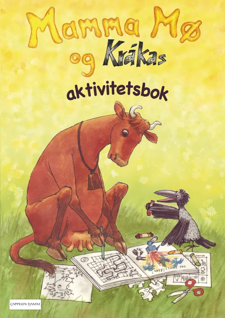 Omslag Mamma Mø og Kråkas aktivitetsbok av Jujja Wieslander (Heftet)