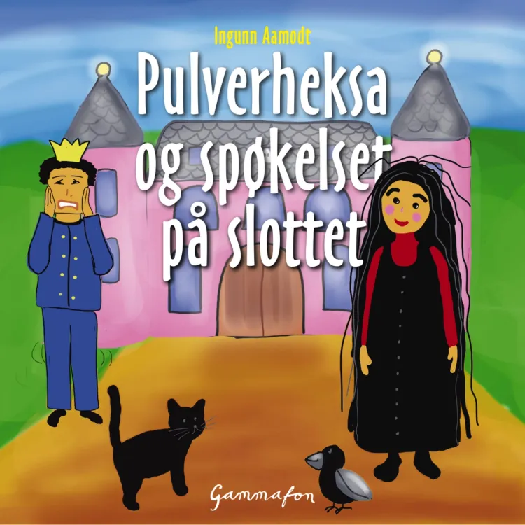 Omslag Pulverheksa og spøkelset på slottet av Ingunn Aamodt (Lydbok)