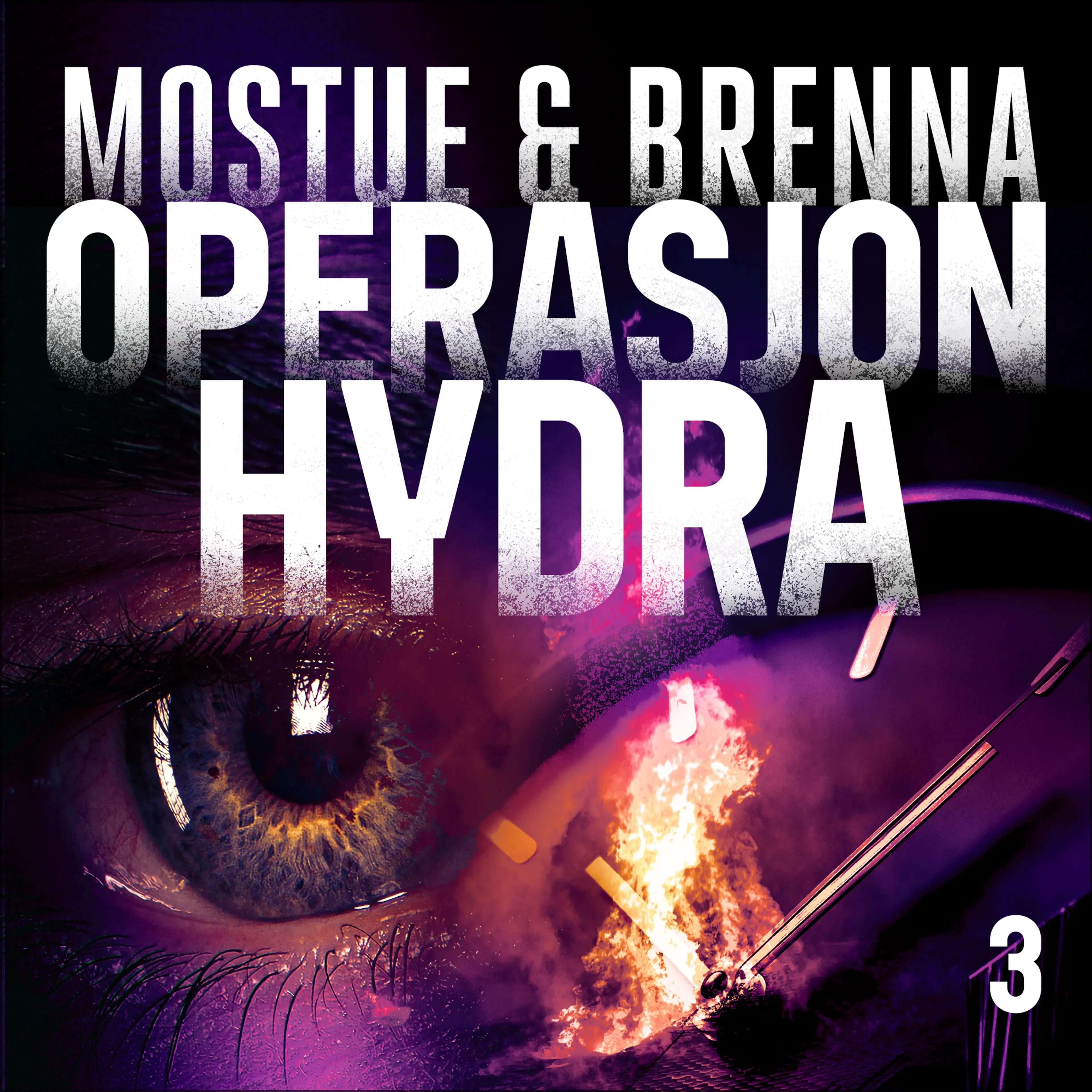 Omslag Operasjon Hydra av Johnny Brenna og Sigbjørn Mostue (Lydbok)