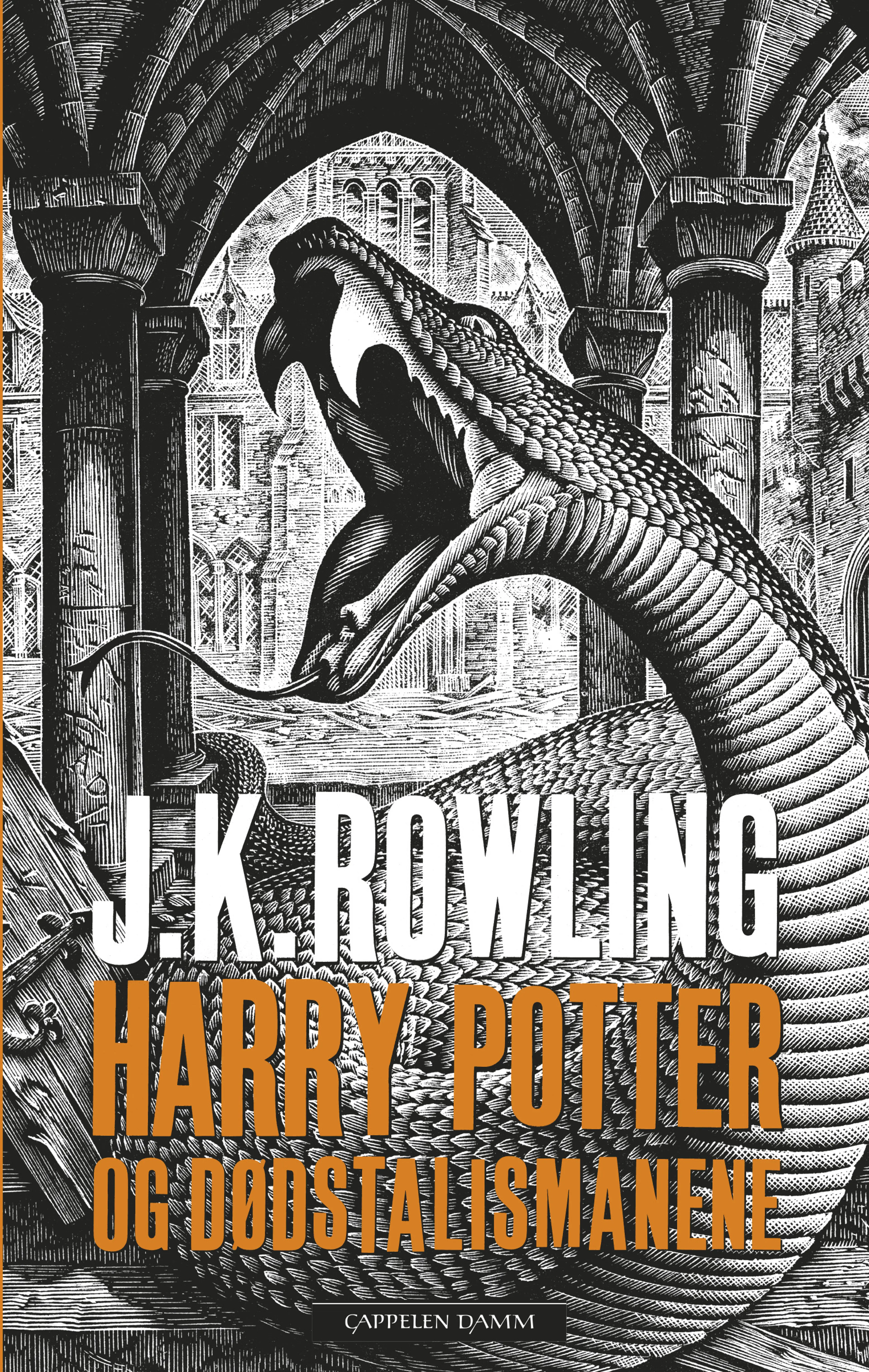 Omslag Harry Potter og Dødstalismanene av J.K. Rowling (Innbundet)