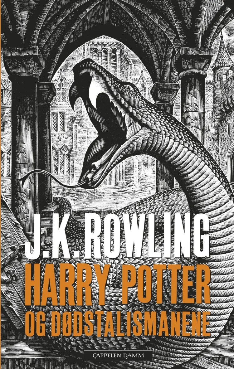 Omslag Harry Potter og Dødstalismanene av J.K. Rowling (Innbundet)