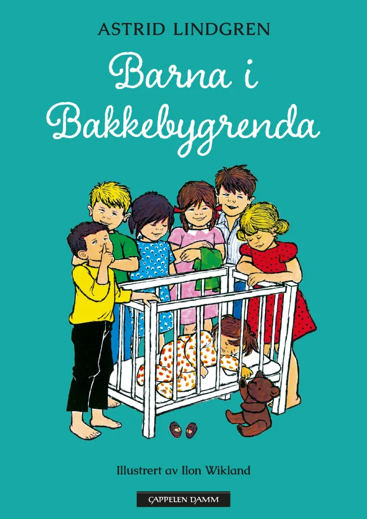 Omslag Barna i Bakkebygrenda av Astrid Lindgren (Innbundet)