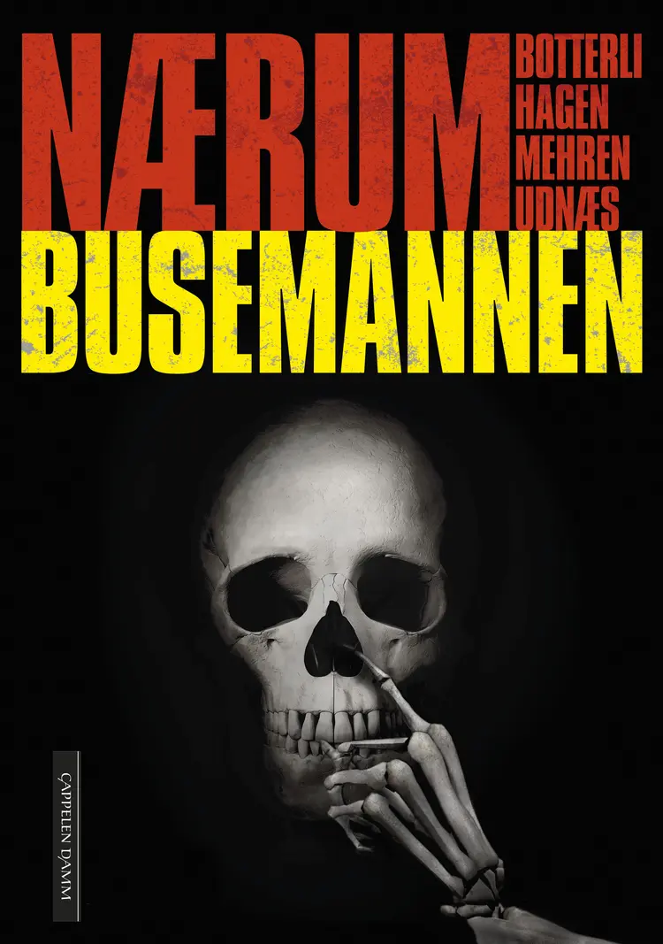 Omslag Busemannen av Knut Nærum, Elisabeth Botterli, Peder Udnæs, Askild Hagen og Jørgen Mehren (Innbundet)