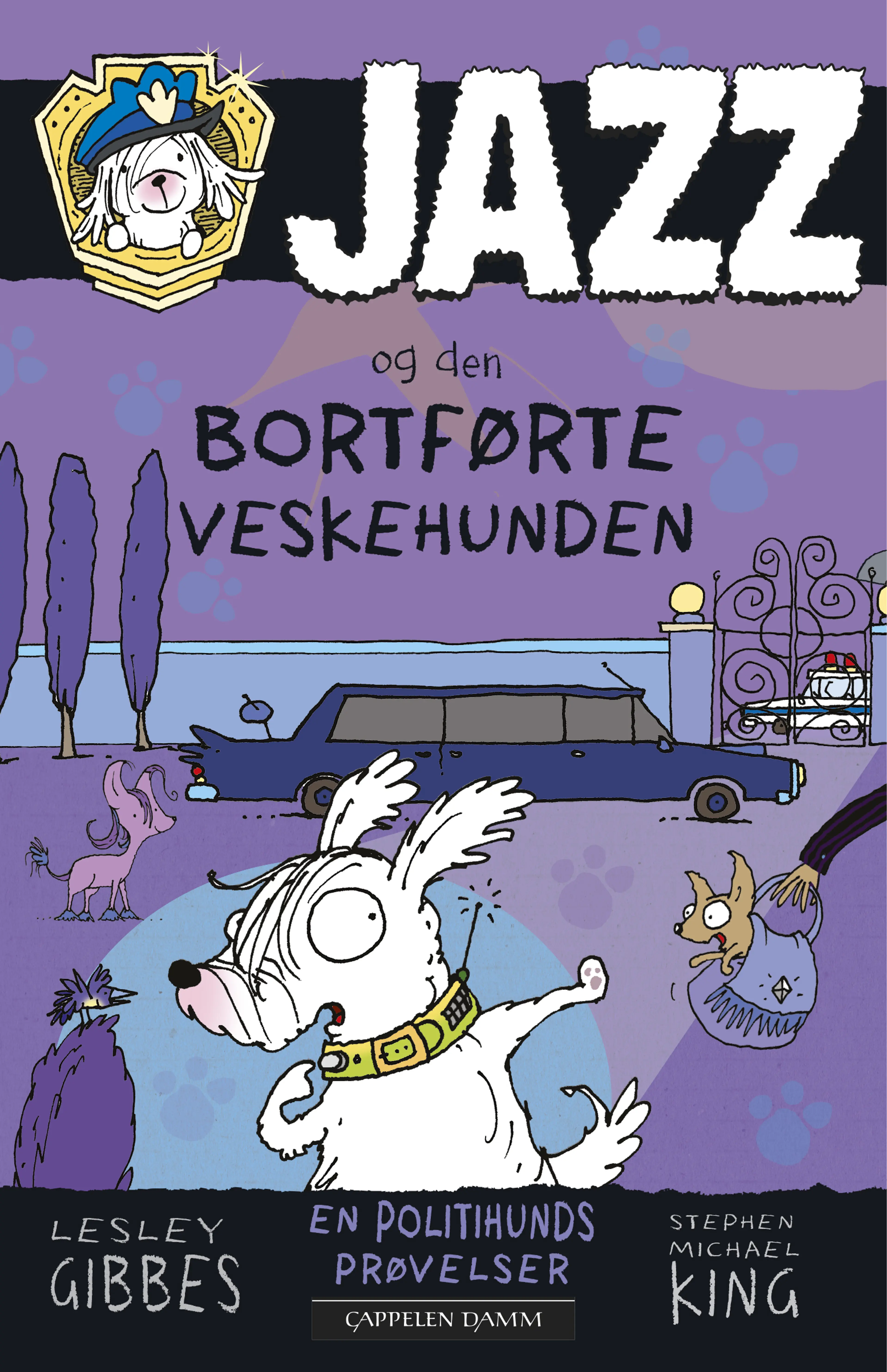 Omslag Jazz og den bortførte veskehunden av Lesley Gibbes (Ebok)