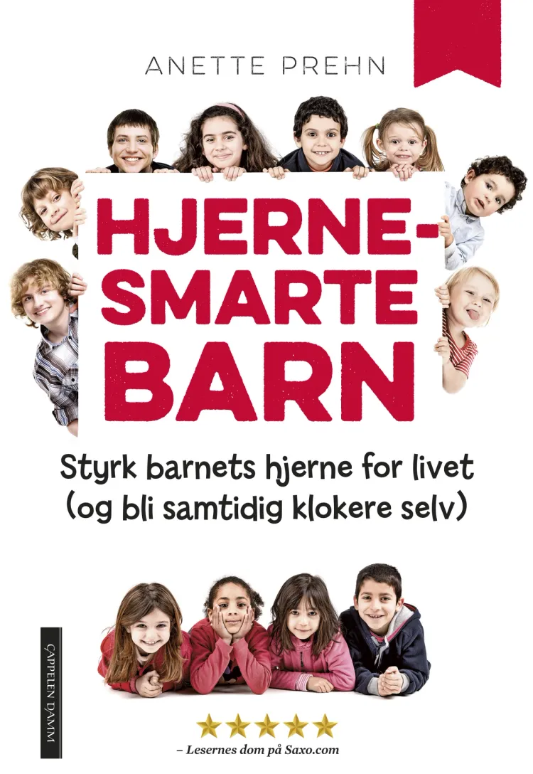 Omslag Hjernesmarte barn av Anette Prehn (Ebok)