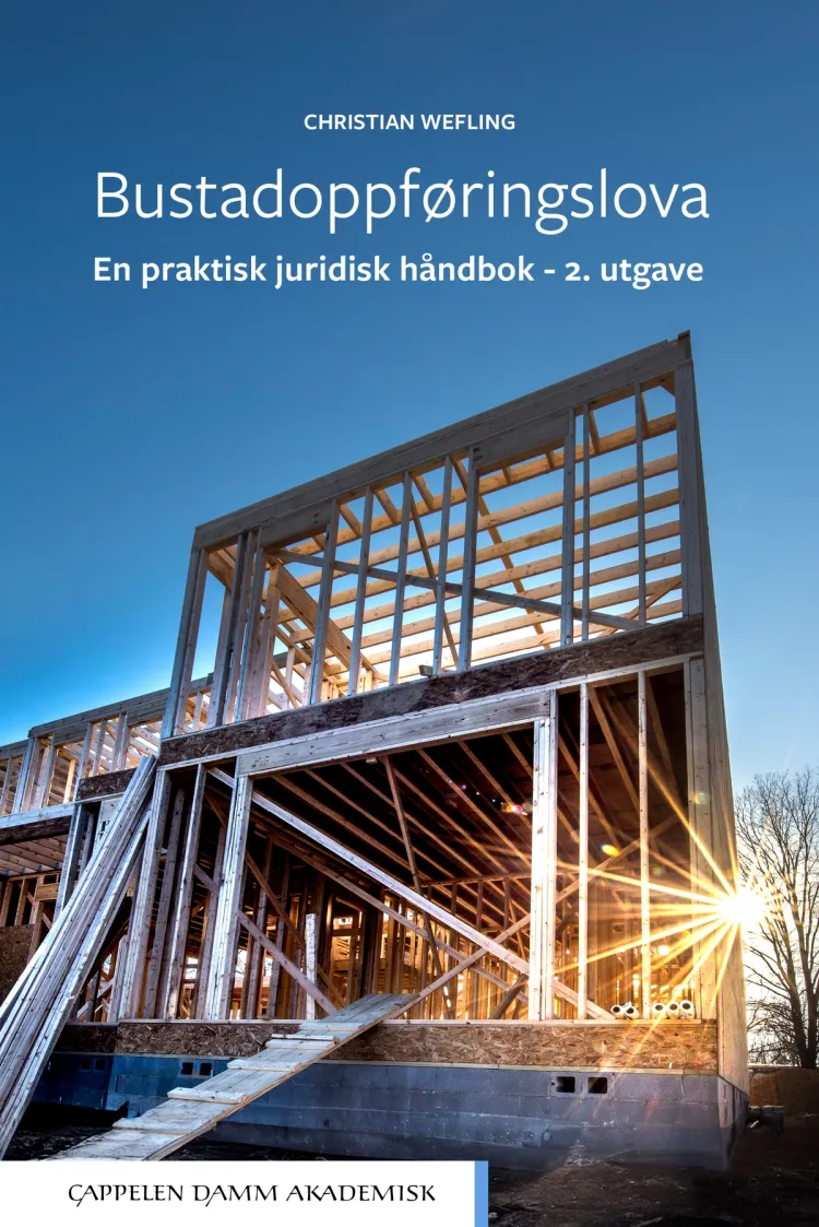 Omslag Bustadoppføringslova av Christian Wefling (Heftet)