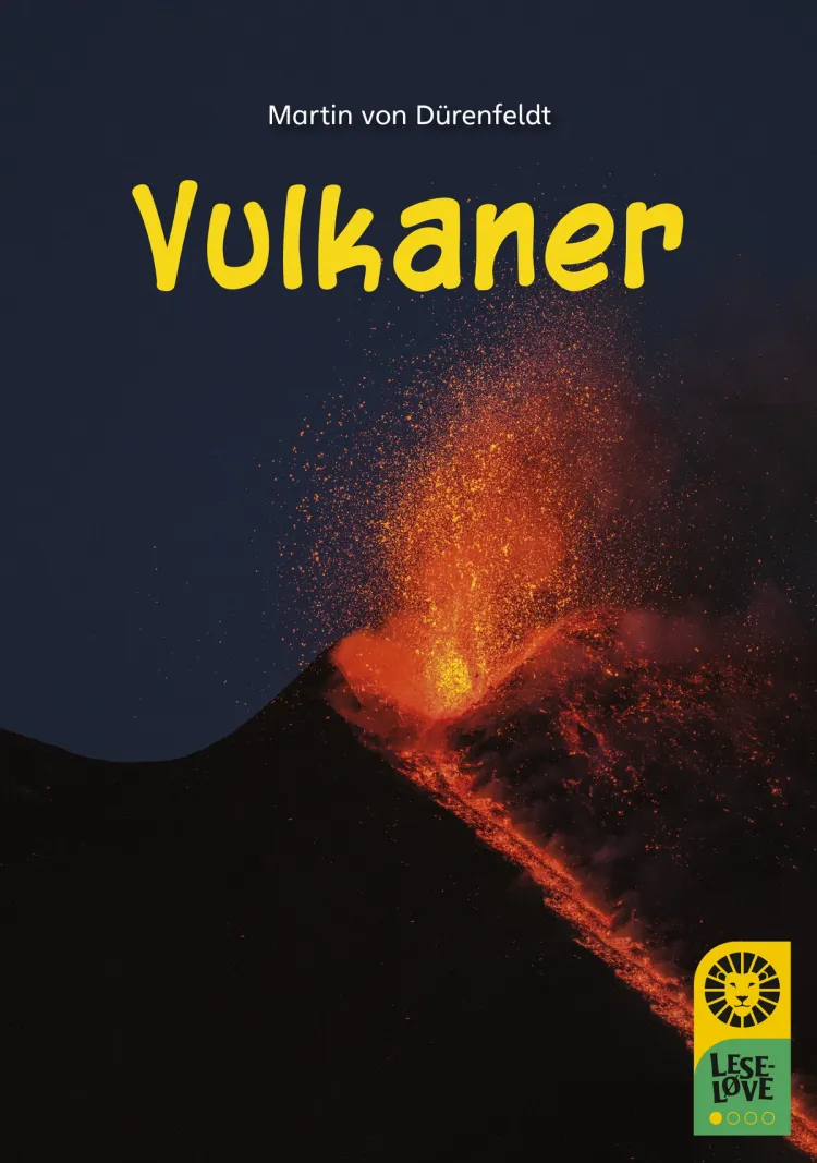 Omslag Leseløve nivå 1 - Vulkaner av Martin von Dürenfeldt (Innbundet)