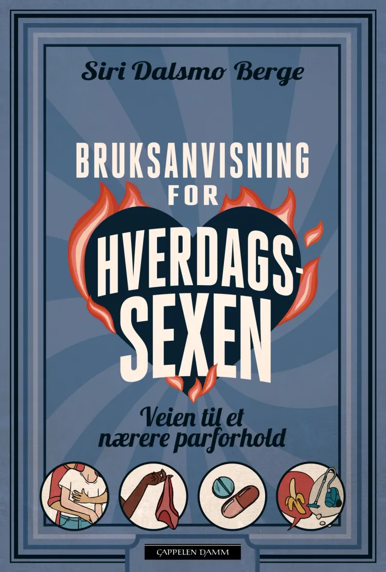 Omslag Bruksanvisning for hverdagssexen av Siri Dalsmo Berge (Innbundet)