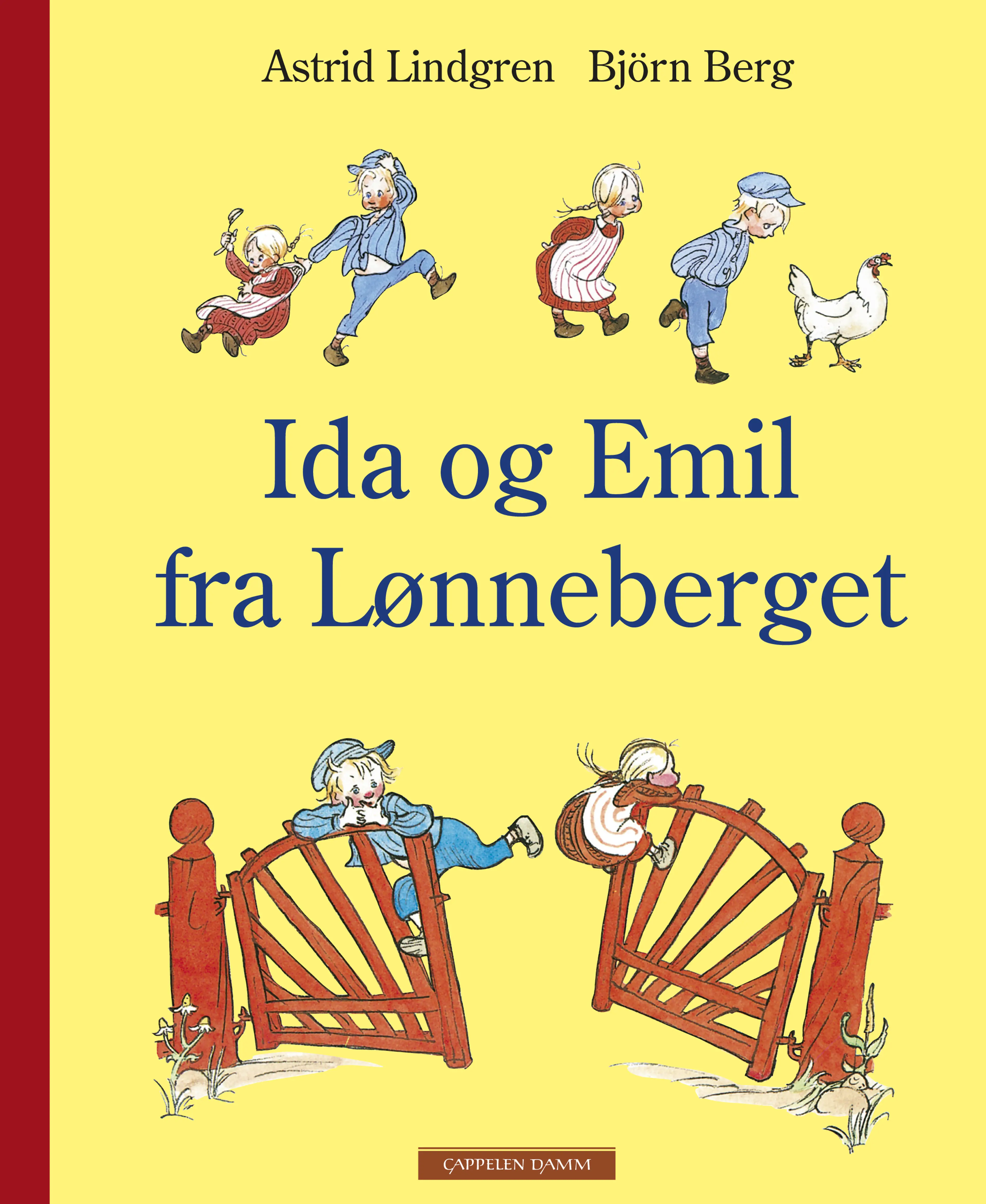 Omslag Ida og Emil fra Lønneberget av Astrid Lindgren (Innbundet)