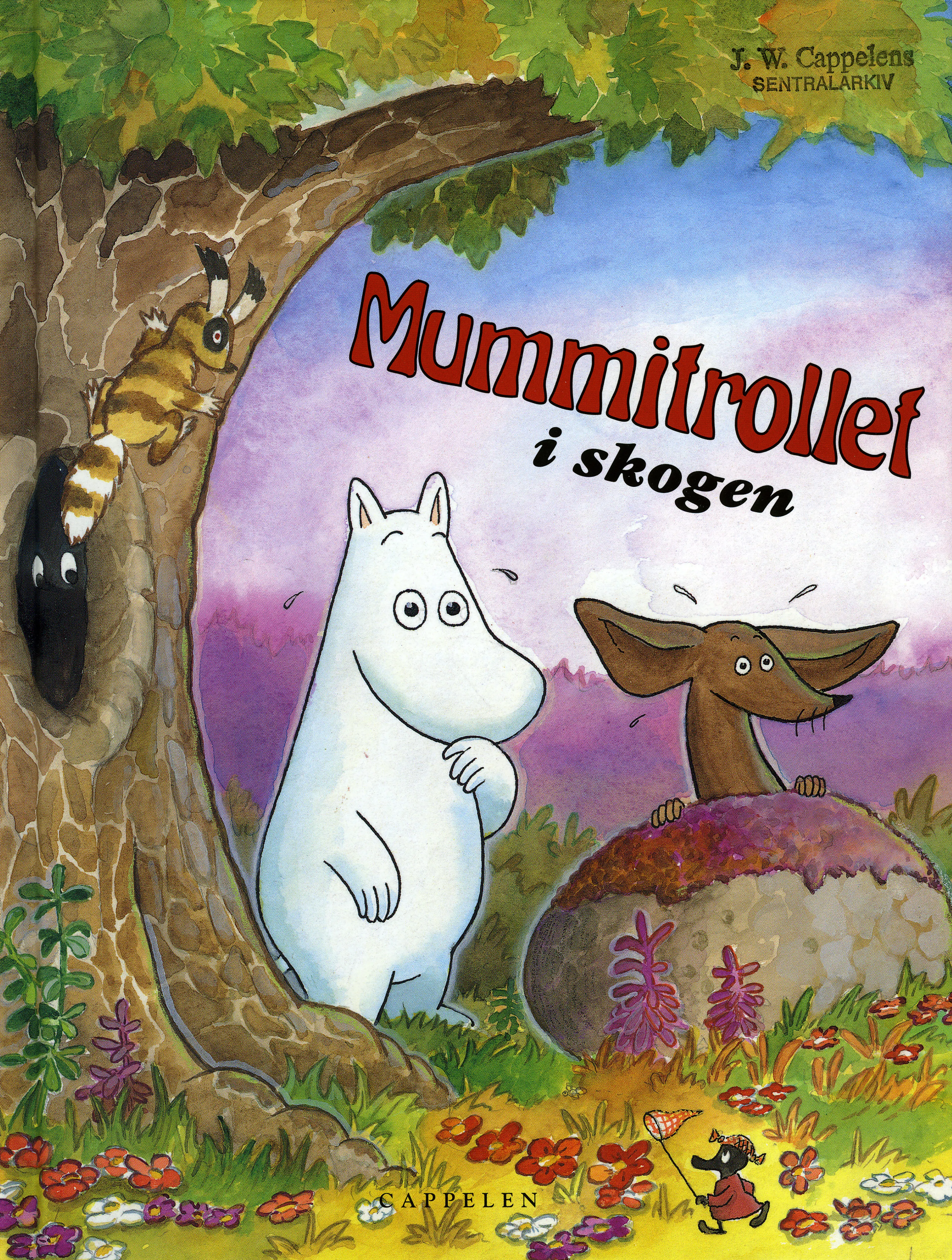 Omslag Mummitrollet i skogen av Tove Jansson (Innbundet)
