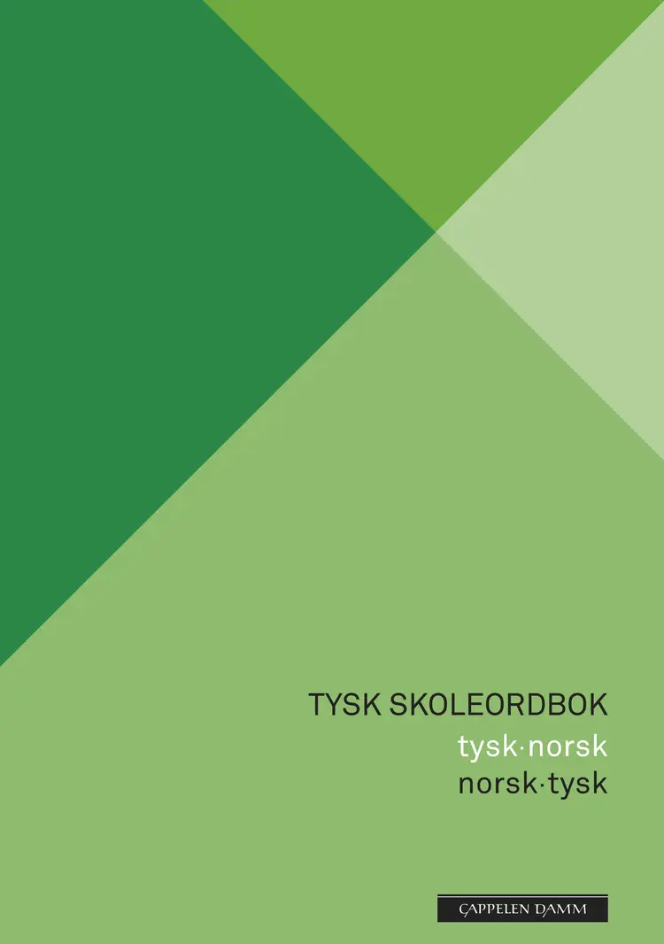 Omslag Tysk skoleordbok av Herbert Svenkerud, Helge Parnemann og Erik Hansen (Innbundet)