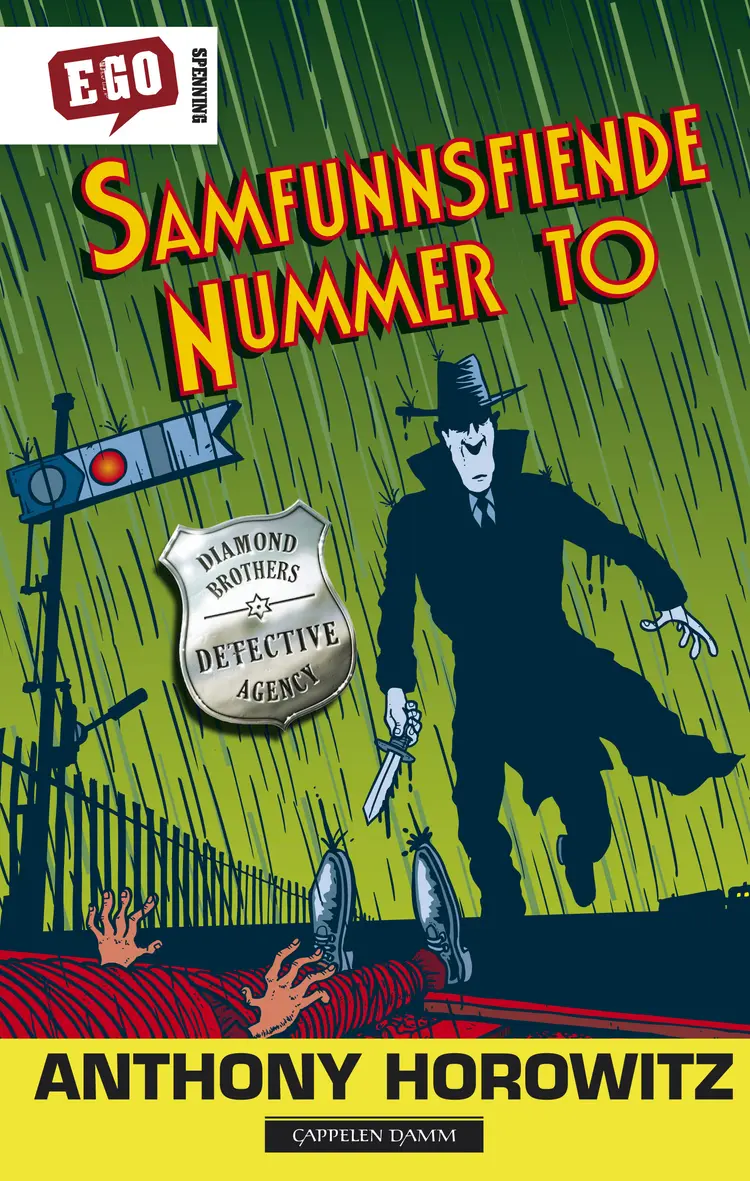 Omslag Samfunnsfiende nummer to av Anthony Horowitz (Innbundet)