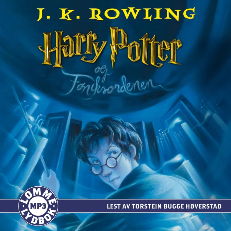Omslag Harry Potter og Føniksordenen av J.K. Rowling (CD)