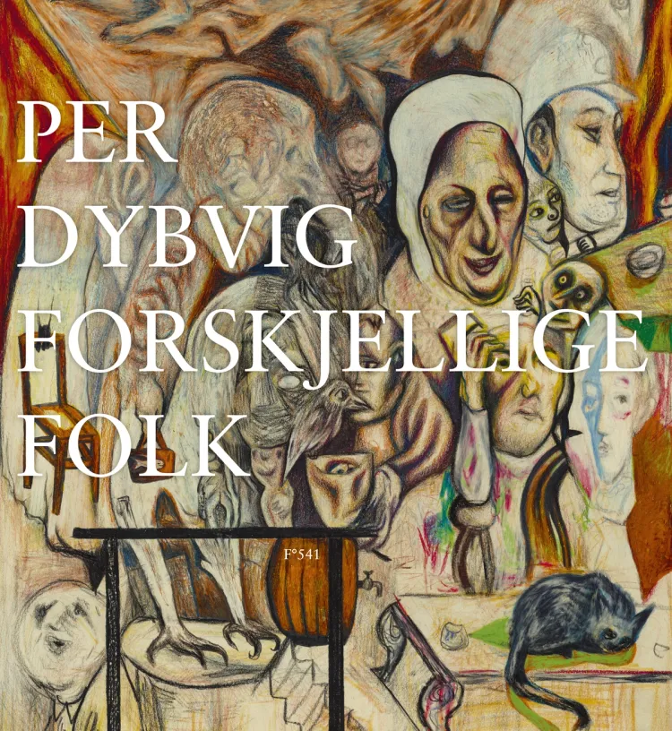 Omslag Forskjellige folk av Per Dybvig (Heftet)