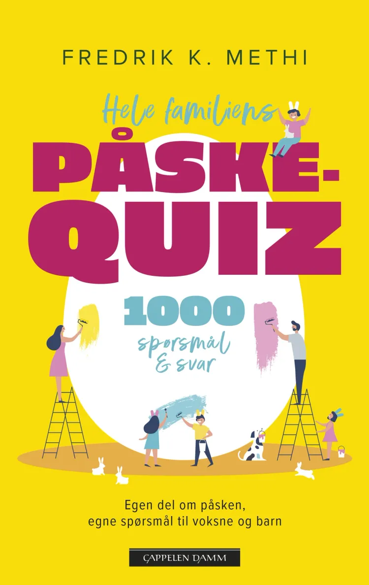 Omslag Hele familiens påskequiz 2023 av Fredrik K.  Methi (Heftet)
