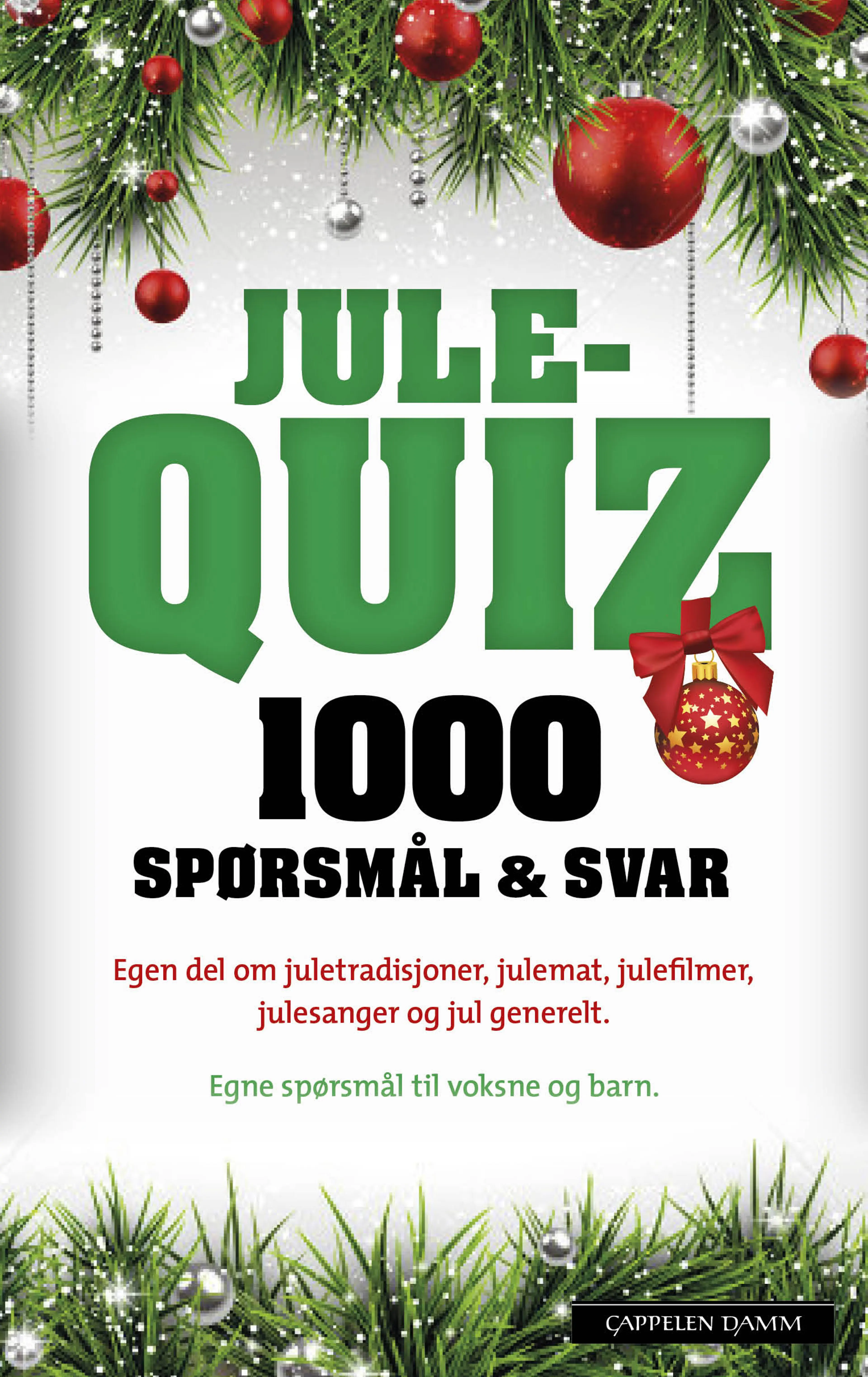 Omslag Julequiz 2018 av Marit O. Bromark (Heftet)