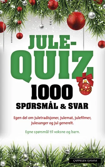 Omslag Julequiz 2018 av Marit O. Bromark (Heftet)