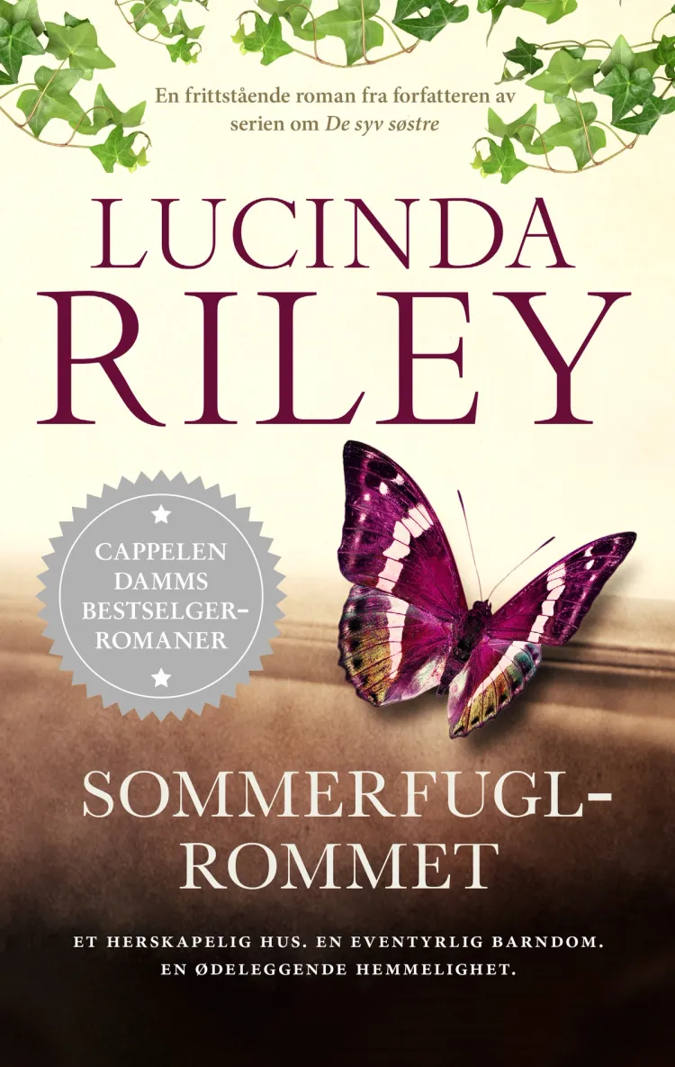 Omslag Sommerfuglrommet av Lucinda Riley (Ebok)