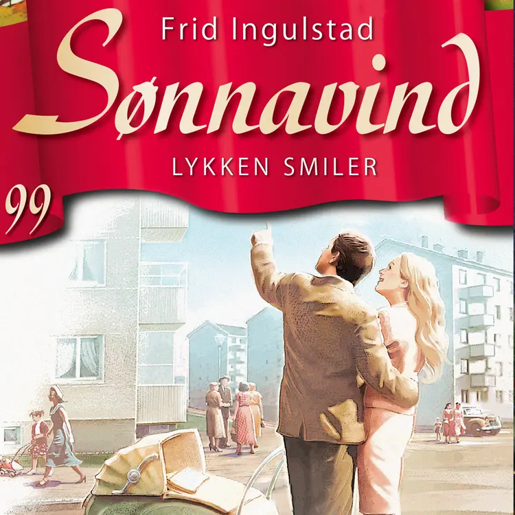 Omslag Lykken smiler av Frid Ingulstad (Lydbok)
