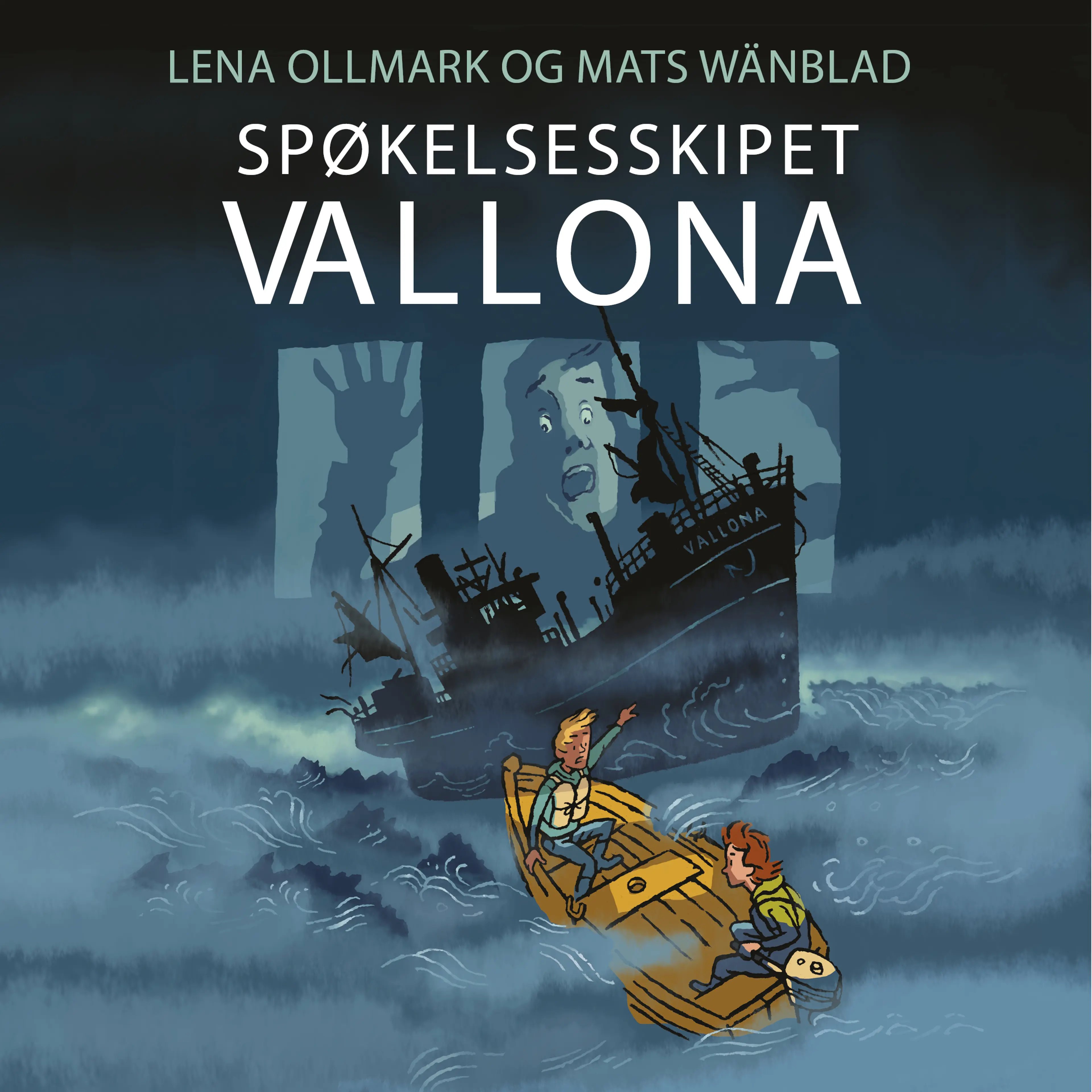 Omslag Spøkelsesskipet Vallona av Lena Ollmark (Lydbok)