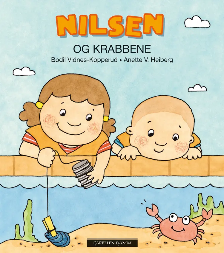 Omslag Nilsen og krabbene av Bodil Vidnes-Kopperud (Innbundet)
