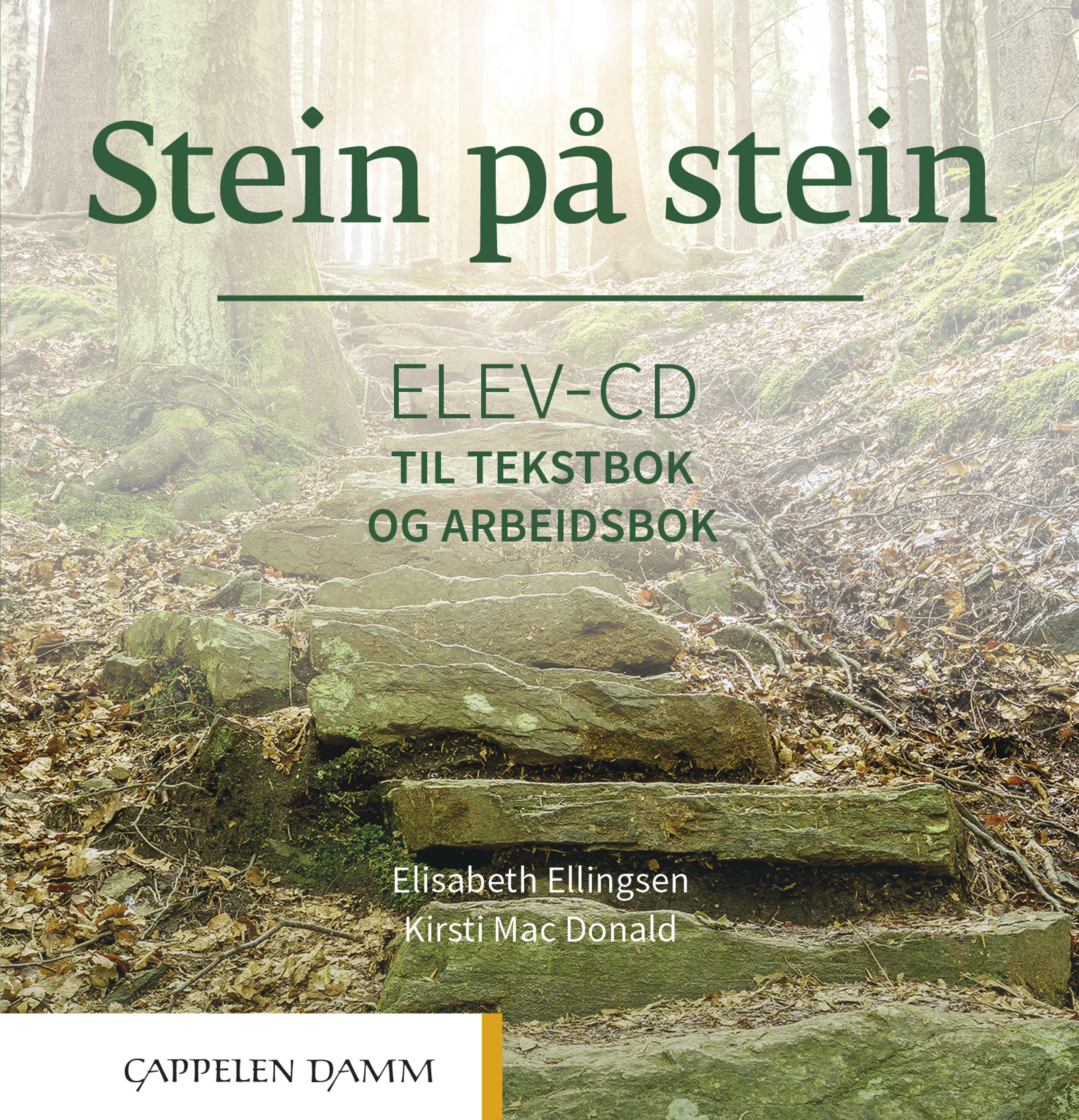Omslag Stein på stein Elev-cd til tekstbok og arbeidsbok av Elisabeth Ellingsen og Kirsti Mac Donald (CD)