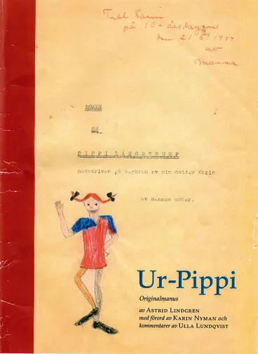 Omslag Ur-Pippi av Astrid Lindgren (Innbundet)