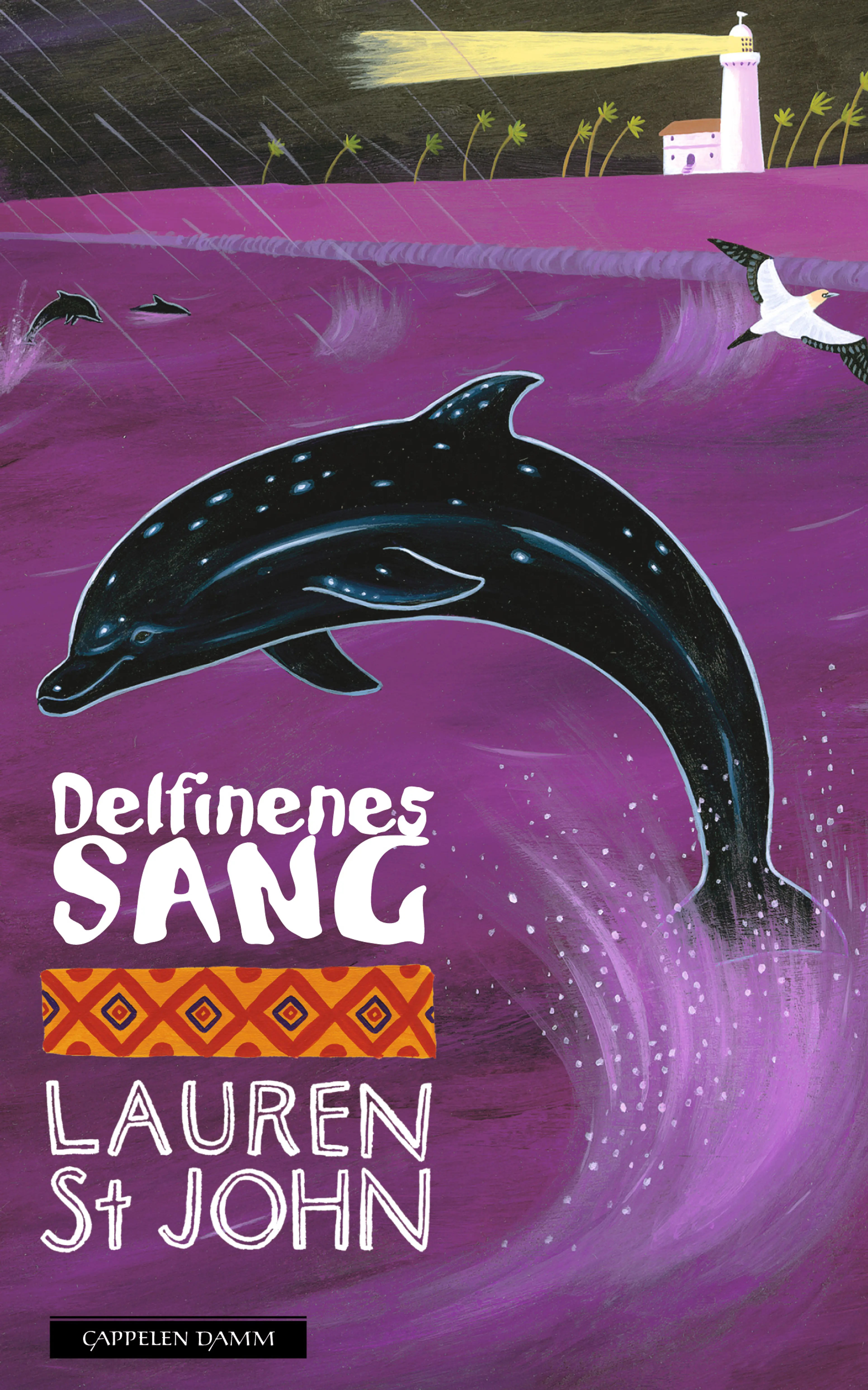 Omslag Delfinenes sang av Lauren St John (Innbundet)