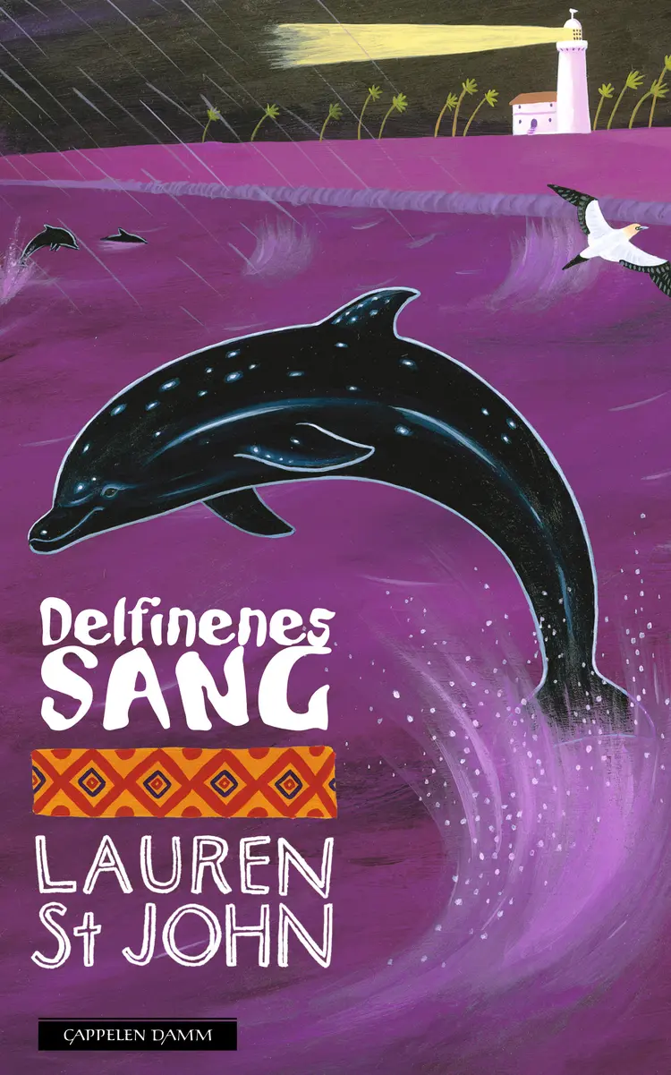 Omslag Delfinenes sang av Lauren St John (Innbundet)