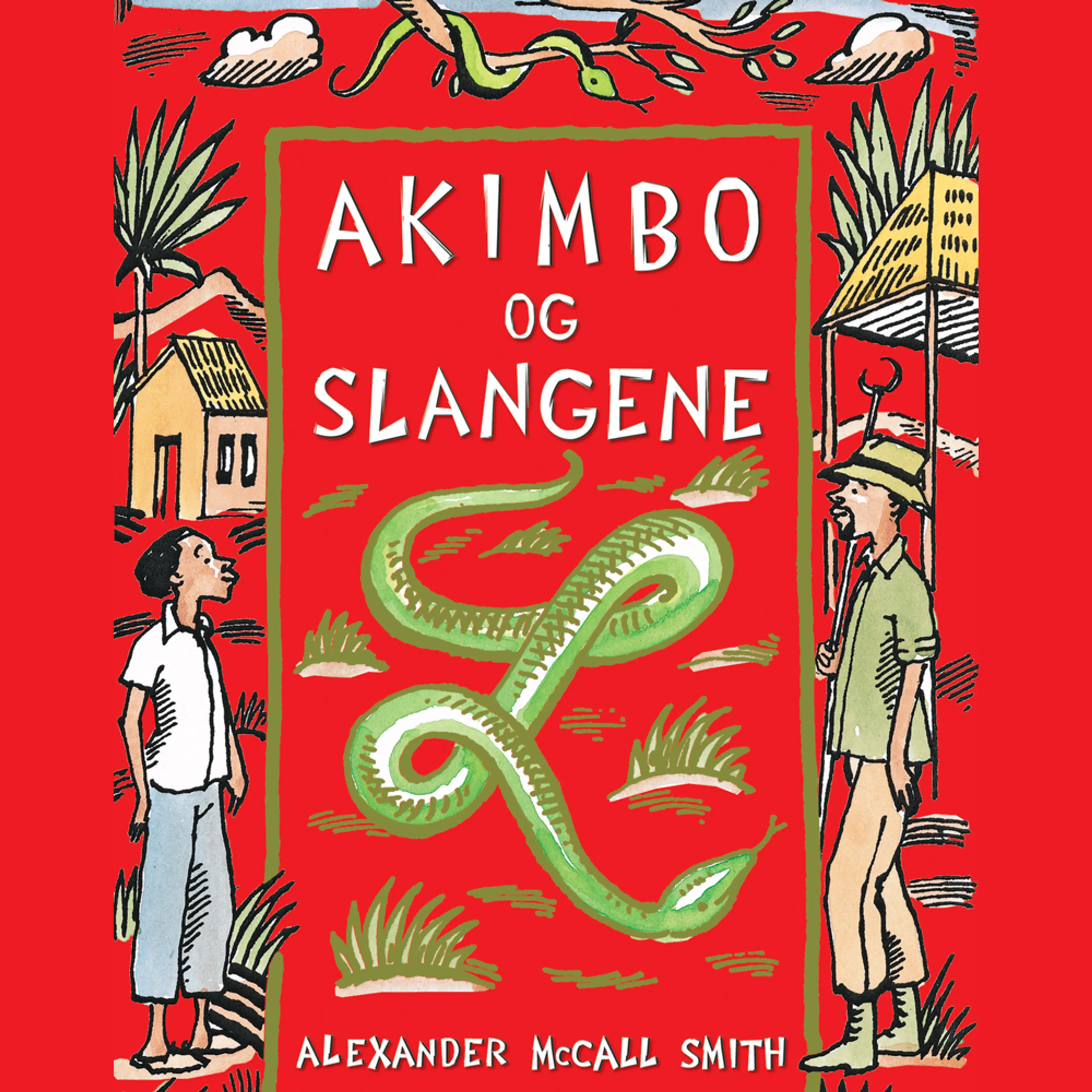 Omslag Akimbo og slangene av Alexander McCall Smith (Lydbok)
