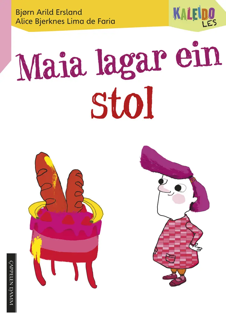 Omslag Kaleido Les Nivå 3 Maia lagar ein stol av Bjørn Arild Ersland (Heftet)