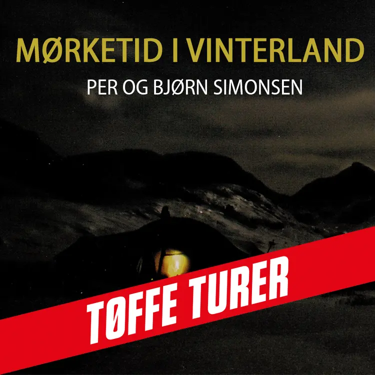 Omslag Mørketid i vinterland av Bjørn Simonsen og Per Simonsen (Lydbok)