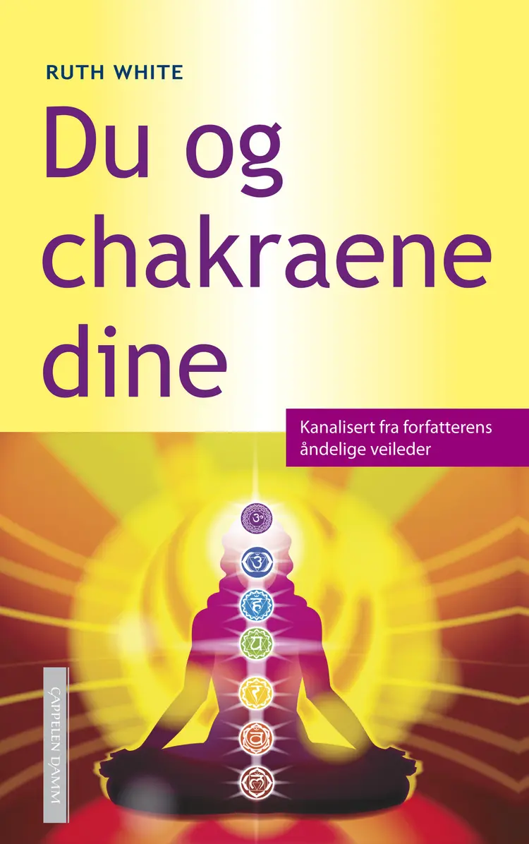 Omslag Du og chakraene dine av Ruth White (Innbundet)