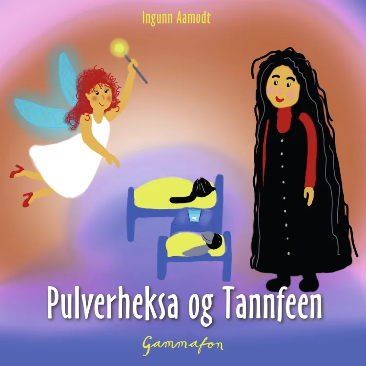 Omslag Pulverheksa og Tannfeen av Ingunn Aamodt (Lydbok)