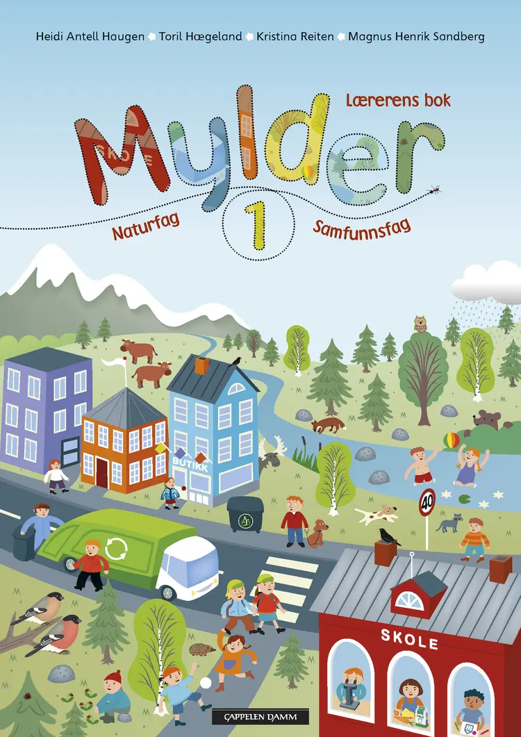 Omslag Mylder 1 Lærerens bok av Heidi Antell Haugen, Toril Hægeland, Anna Kristina E Reiten og Magnus Henrik Sandberg (Ukjent)