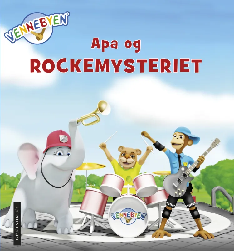 Omslag Vennebyen - Apa og rockemysteriet av City of Friends AS (Lydbok)