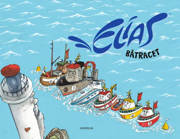 Omslag Elias - Båtracet av Filmkameratene A/S (Innbundet)
