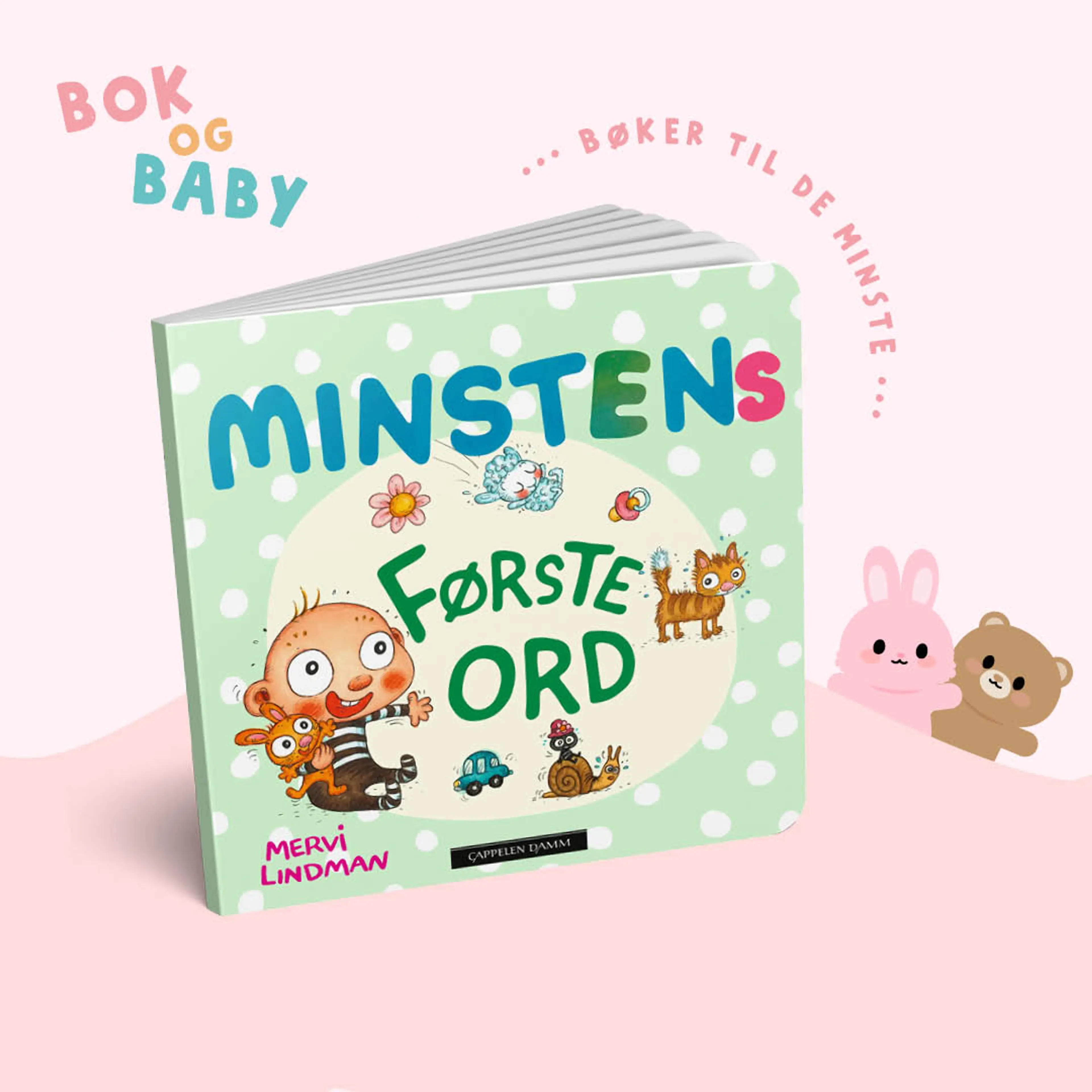 Omslaget til Minstens første ord av Mervi Lindman