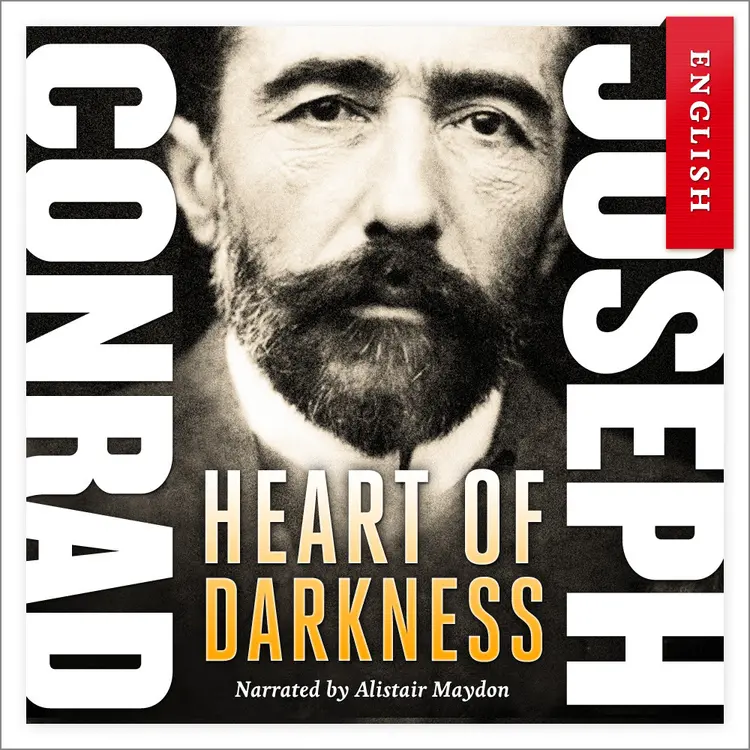 Omslag Heart of Darkness av Joseph Conrad (Nedlastbar lydbok)