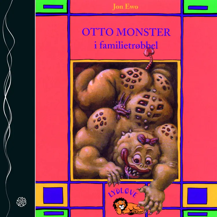 Omslag Otto Monster i familietrøbbel av Jon Ewo (Nedlastbar lydbok)