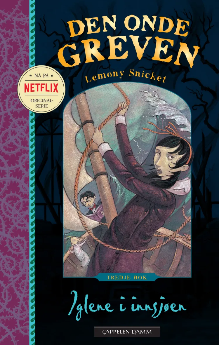 Omslag Iglene i innsjøen av Lemony Snicket (Ebok)