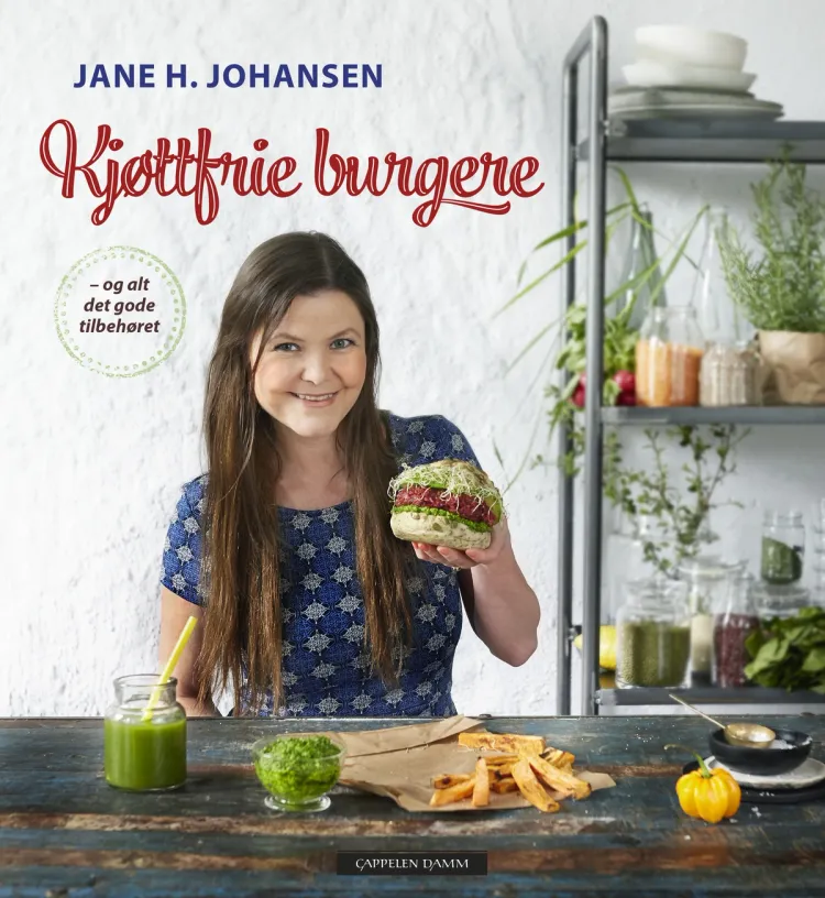 Omslag Kjøttfrie burgere av Jane Helen Johansen (Innbundet)