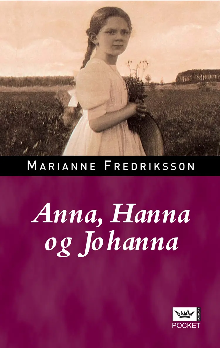Omslag Anna, Hanna og Johanna av Marianne Fredriksson (Heftet)
