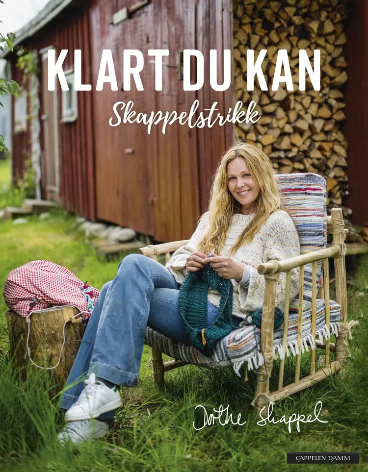 Omslag Klart du kan Skappelstrikk av Dorthe Skappel (Innbundet)