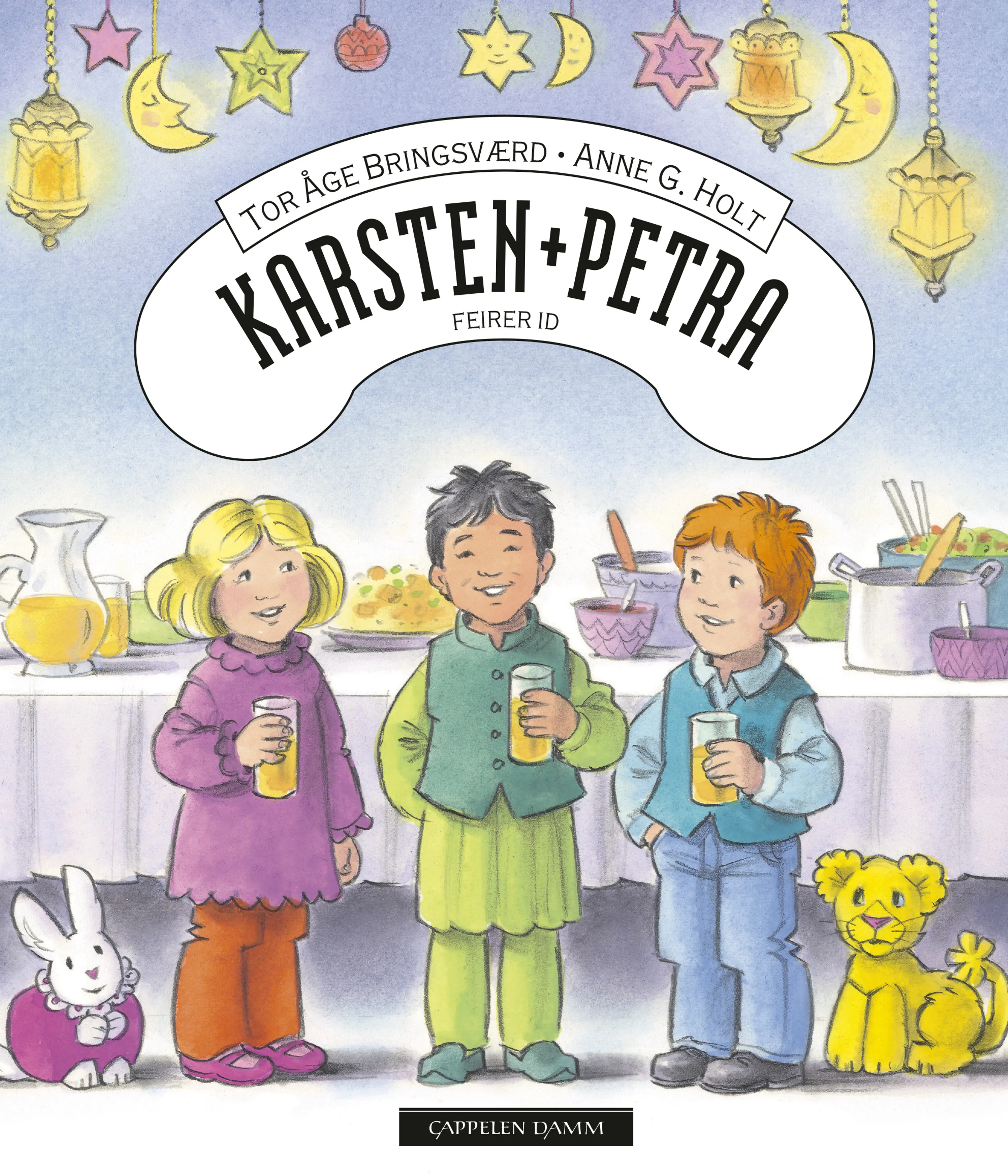 Omslag Karsten og Petra feirer id av Tor Åge Bringsværd (Innbundet)